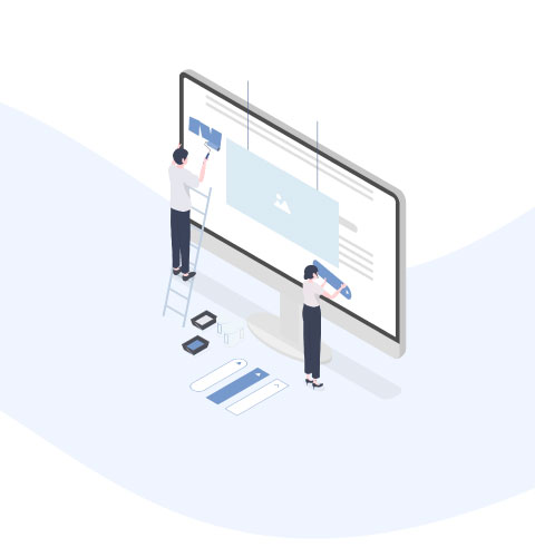 メインビジュアル2デザインのイメージイラスト